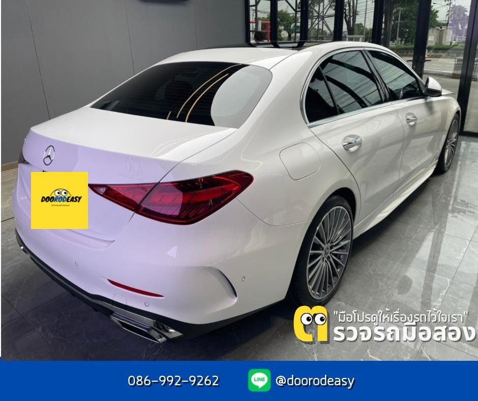 Benz C220d ปี 2022 รุ่นใหม่ตรวจสอบด้วยเครื่องมือที่รองรับ